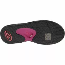 Reef Fanning 1626 Thong Sandals - Womens Black White -Rogan‘s Shoes shop RF 1626 BLK4