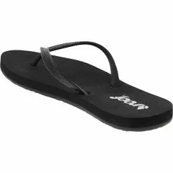 Reef Stargazer Flip Flop Sandals - Womens Black -Rogan‘s Shoes shop RF 1949 BLK3