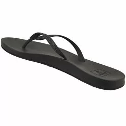 Reef Cushion Bounce Stargaz Flip Flops - Womens Black -Rogan‘s Shoes shop RF A3FDN BLK3