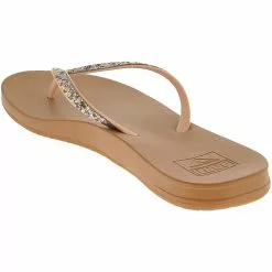 Reef Cushion Bounce Stargaz Flip Flops - Womens Tan -Rogan‘s Shoes shop RF A3FDN TAN3