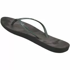 Reef Escape Lux Paint Flip Flops - Womens Black Paint -Rogan‘s Shoes shop RF A3FER BLK3