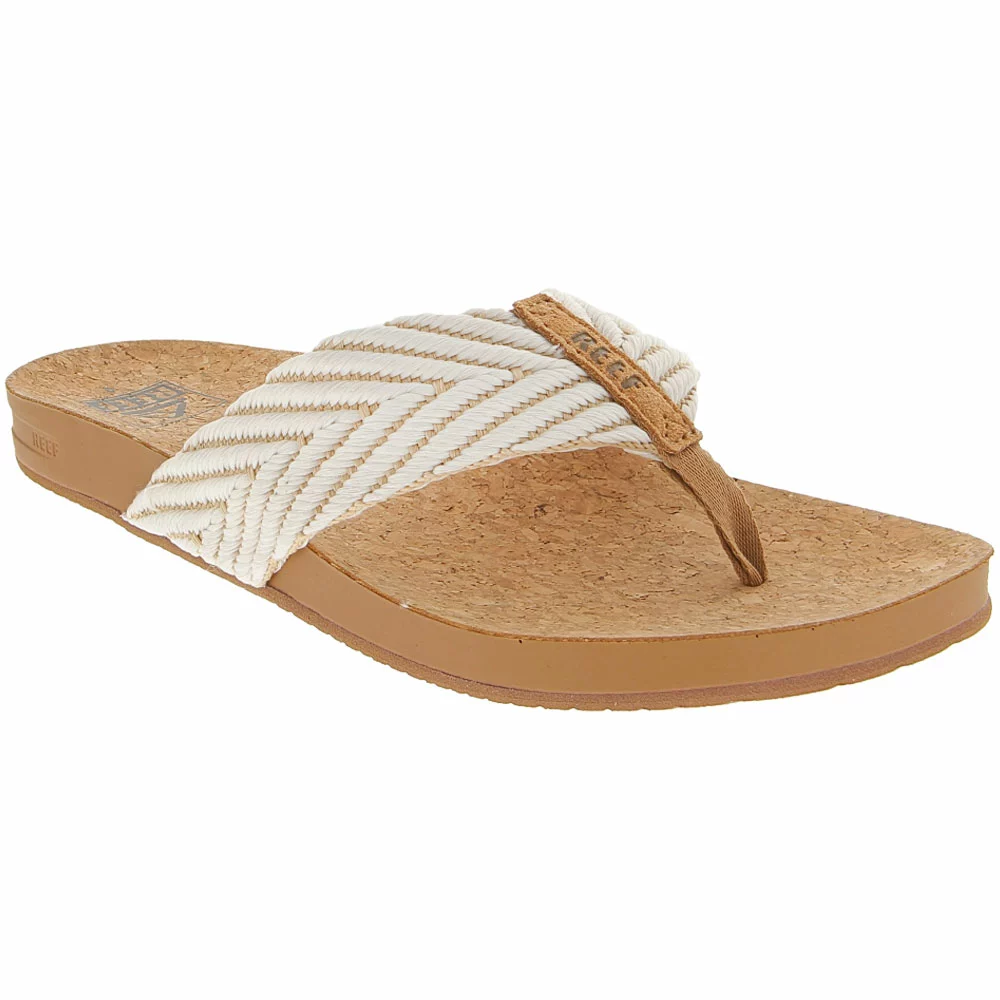 Reef Cushion Strand Flip Flops - Womens Tan 2 Reef Cushion Strand Flip Flops - Womens Tan - Image 2