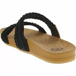 Reef Cushion Vista Thread Sandals - Womens Black 6 Reef Cushion Vista Thread Sandals - Womens Black -Rogan‘s Shoes shop RF CI3925 BLK3