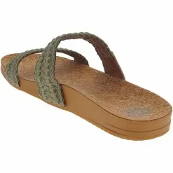 Reef Cushion Vista Thread Sandals - Womens Olive -Rogan‘s Shoes shop RF CI3925 OLI3