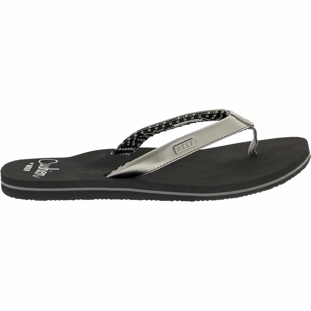 Reef Cushion Sands Flip Flops Womens Sandals Gunmetal 1 Reef Cushion Sands Flip Flops Womens Sandals Gunmetal