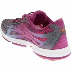 Ryka Devotion Plus 2 Walking Shoes - Womens Grey Pink -Rogan‘s Shoes shop RK E1360 YPK3
