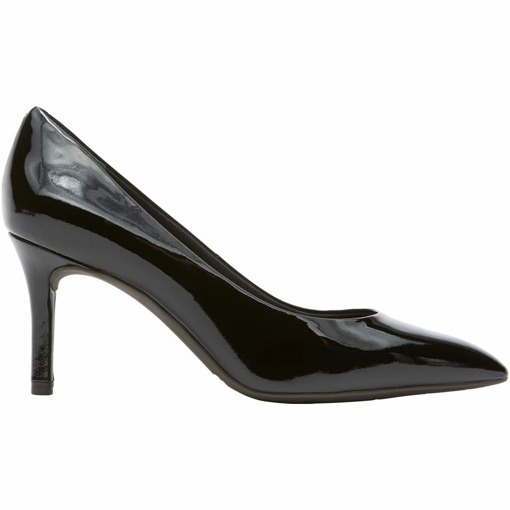 Rockport Total Motion 75mm Pointed Toe Black Womens Dress Shoes Black Patent 1 Rockport Total Motion 75mm Pointed Toe Black Womens Dress Shoes Black Patent