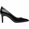 Rockport Total Motion 75mm Pointed Toe Black Womens Dress Shoes Black Black Black