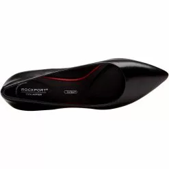 Rockport Total Motion 75mm Pointed Toe Black Womens Dress Shoes Black Black Black -Rogan‘s Shoes shop RP A11799 XXX3