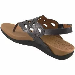 Rockport Ridge Sling Flip Flops - Womens Pewter -Rogan‘s Shoes shop RP CCH24BZ PEW3