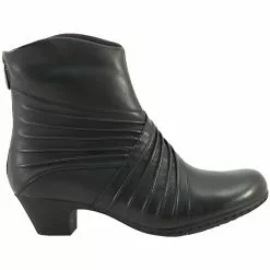 Rockport Brynn Rouched Ankle Boots - Womens Black