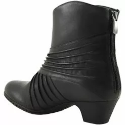 Rockport Brynn Rouched Ankle Boots - Womens Black -Rogan‘s Shoes shop RP CH3993 BLK3