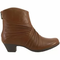 Rockport Brynn Rouched Ankle Boots - Womens Almond