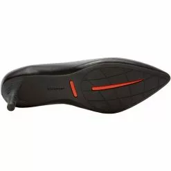 Rockport Total Motion Kalila Heel Womens Dress Shoes Black -Rogan‘s Shoes shop RP CI0019 BLK4