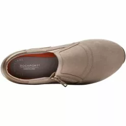 Rockport Ts Prowalker Zipper Walking Shoes - Womens Taupe -Rogan‘s Shoes shop RP CI0077 TPE3