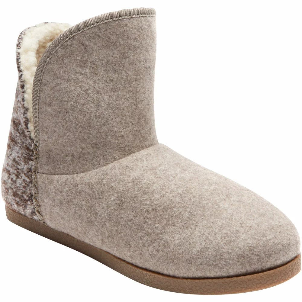 Rockport Veda Slipper Boot Slippers - Womens Taupe Grey 2 Rockport Veda Slipper Boot Slippers - Womens Taupe Grey - Image 2