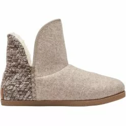Rockport Veda Slipper Boot Slippers - Womens Taupe Grey