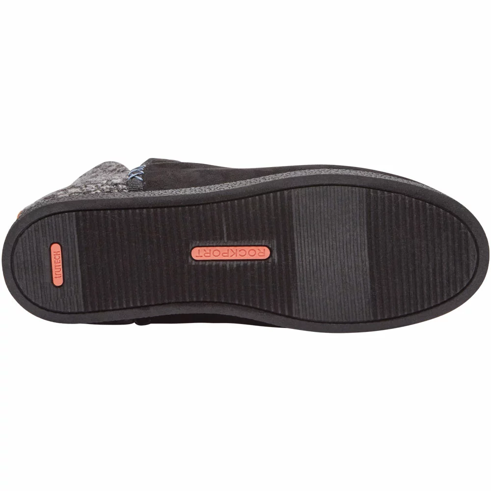 Rockport Veda Slipper Boot Slippers - Womens Black Grey 4 Rockport Veda Slipper Boot Slippers - Womens Black Grey - Image 4