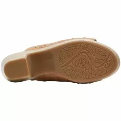 Rockport Vivianne Slide Sandals - Womens Honey Studded -Rogan‘s Shoes shop RP CI5099 HON4