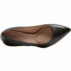 Rockport Tm 75mm Pieced Heel Dress Shoes - Womens Black -Rogan‘s Shoes shop RP CI6093 BLK3