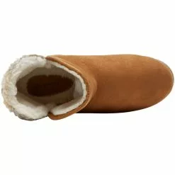 Rockport Slipper Boot Slippers - Womens Tan Plaid -Rogan‘s Shoes shop RP CI8058 TPL3