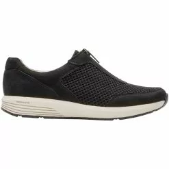 Rockport Trustride Prowalker Zip Sneaker Womens Walking Shoes Black