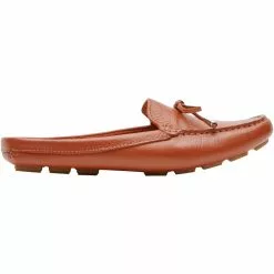 Rockport Sandi Bow Slide Slip On Casual Shoes - Womens Red