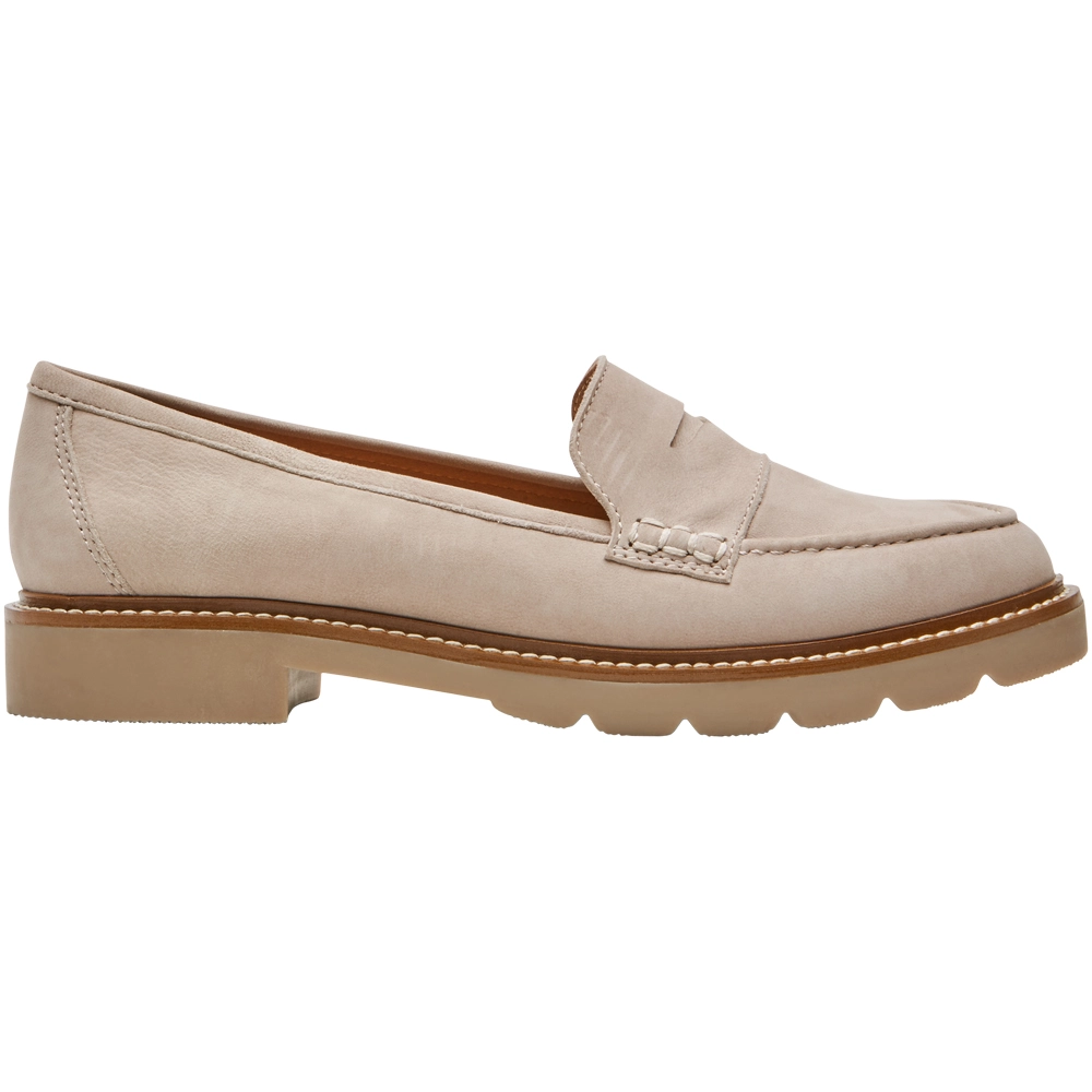 Rockport Kacey Penny Casual Dress Shoes - Womens Taupe 1 Rockport Kacey Penny Casual Dress Shoes - Womens Taupe