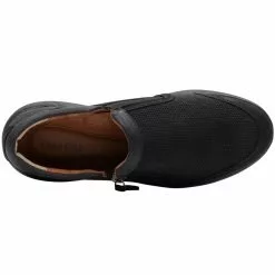 Rockport Cobb Hill Skylar Zip Slip On Womens Casual Shoes Black -Rogan‘s Shoes shop RP CI9353 BLK3
