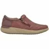 Rockport Cobb Hill Skylar Zip Slip On Womens Casual Shoes Redwood