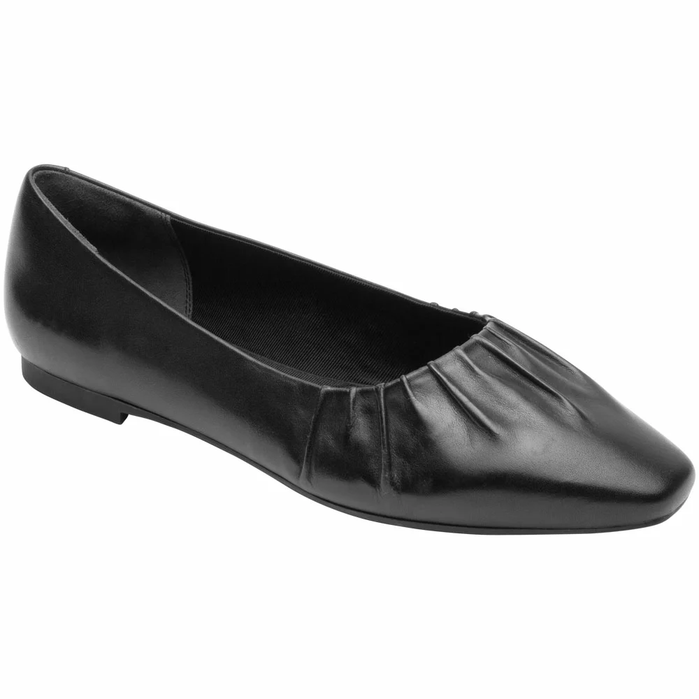 Rockport Total Motion Laylani Gathered Womens Casual Shoes Black 2 Rockport Total Motion Laylani Gathered Womens Casual Shoes Black - Image 2