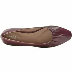 Rockport Total Motion Laylani Gathered Womens Casual Shoes Tawny Port -Rogan‘s Shoes shop RP CI9381 TPT3