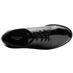 Rockport Kacey Oxford Casual Shoes - Womens Black Patent -Rogan‘s Shoes shop RP CI9400 BLP3