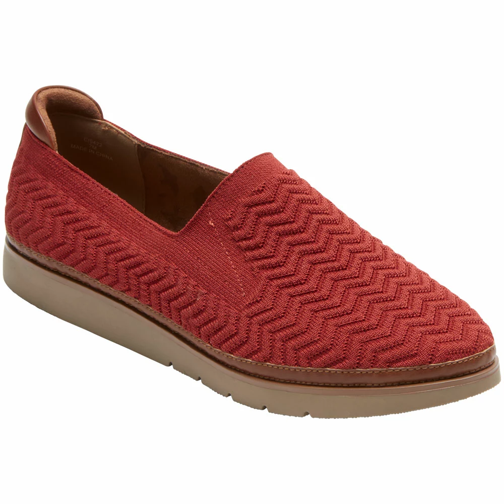 Rockport Cobb Hill Camryn Slip On Womens Casual Shoes Rust 2 Rockport Cobb Hill Camryn Slip On Womens Casual Shoes Rust - Image 2