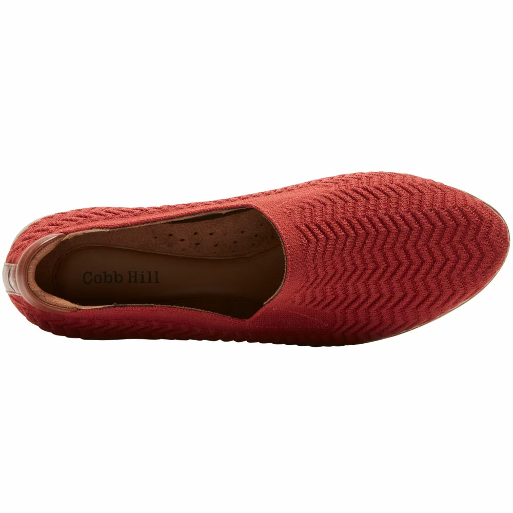 Rockport Cobb Hill Camryn Slip On Womens Casual Shoes Rust 3 Rockport Cobb Hill Camryn Slip On Womens Casual Shoes Rust - Image 3