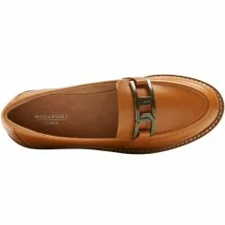 Rockport Kacey Chain Slip On Casual Shoes - Womens Honey -Rogan‘s Shoes shop RP CI9624 HON3