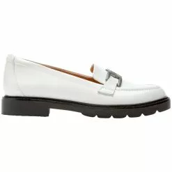 Rockport Kacey Chain Slip On Casual Shoes - Womens White