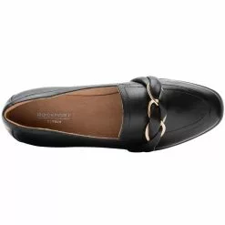 Rockport Susana Woven Chain Slip On Casual Shoes - Womens Black 6 Rockport Susana Woven Chain Slip On Casual Shoes - Womens Black -Rogan‘s Shoes shop RP CI9879 BLK3