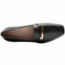 Rockport Santana Bit Loafer Slip On Casual Shoes - Womens Black -Rogan‘s Shoes shop RP CJ0686 BLK3