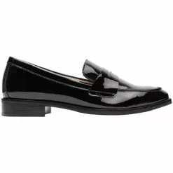 Rockport Sena Penny Loafer Womens Casual Dress Shoes Black Patent