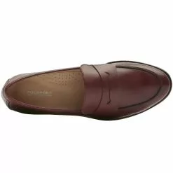 Rockport Sena Penny Loafer Womens Casual Dress Shoes Brown -Rogan‘s Shoes shop RP CJ0695 BRN3