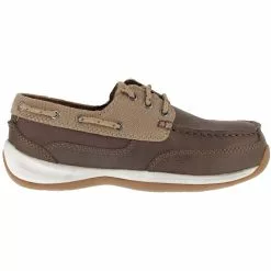 Rockport Works Boots Rockport Works Rk641 St Boat Shoe Safety Toe Work Shoes - Womens Brown