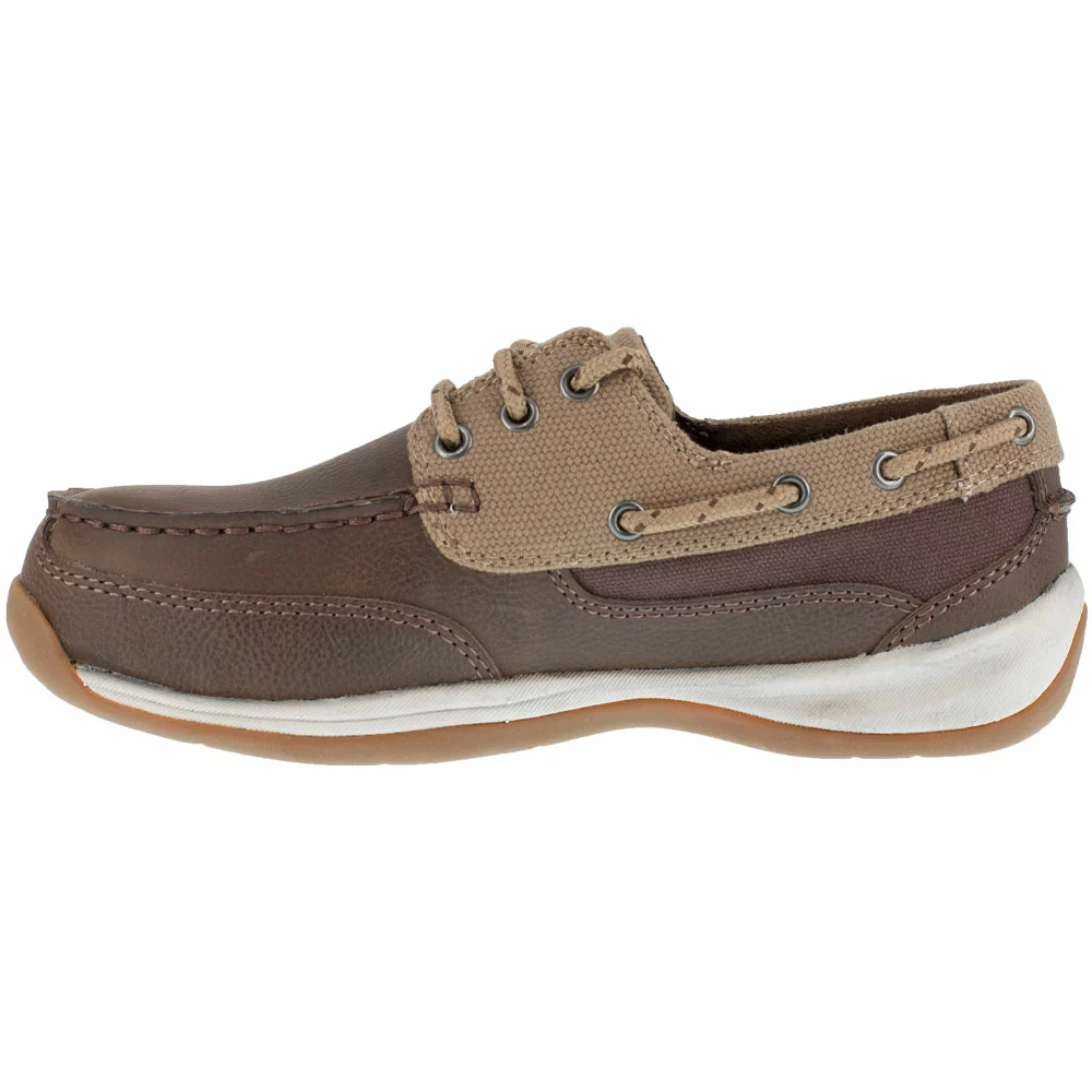 Rockport Works Boots Rockport Works Rk641 St Boat Shoe Safety Toe Work Shoes - Womens Brown 3 Rockport Works Boots Rockport Works Rk641 St Boat Shoe Safety Toe Work Shoes - Womens Brown - Image 3