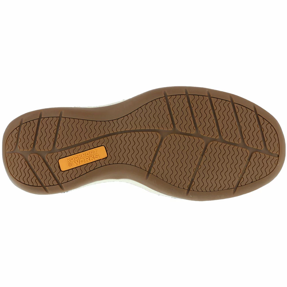 Rockport Works Boots Rockport Works Rk641 St Boat Shoe Safety Toe Work Shoes - Womens Brown 4 Rockport Works Boots Rockport Works Rk641 St Boat Shoe Safety Toe Work Shoes - Womens Brown - Image 4