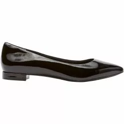 Rockport Total Motion Adelyn Ballet Flat Casual Shoes - Womens Black Patent
