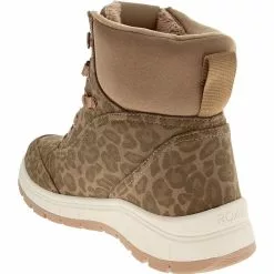 Roxy Karmel Casual Boots - Womens Leopard -Rogan‘s Shoes shop RX KARMEL LEO3
