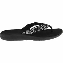Roxy Lizzie Web Sandals - Womens Black
