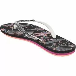 Roxy Portofino 3 Flip Flops - Womens Battleship Black 6 Roxy Portofino 3 Flip Flops - Womens Battleship Black -Rogan‘s Shoes shop RX PORTOFI3 BLK3