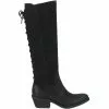 Sofft Sharnell Heel Tall Dress Boots - Womens Black Suede
