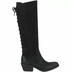 Sofft Sharnell Heel Tall Dress Boots - Womens Black Suede